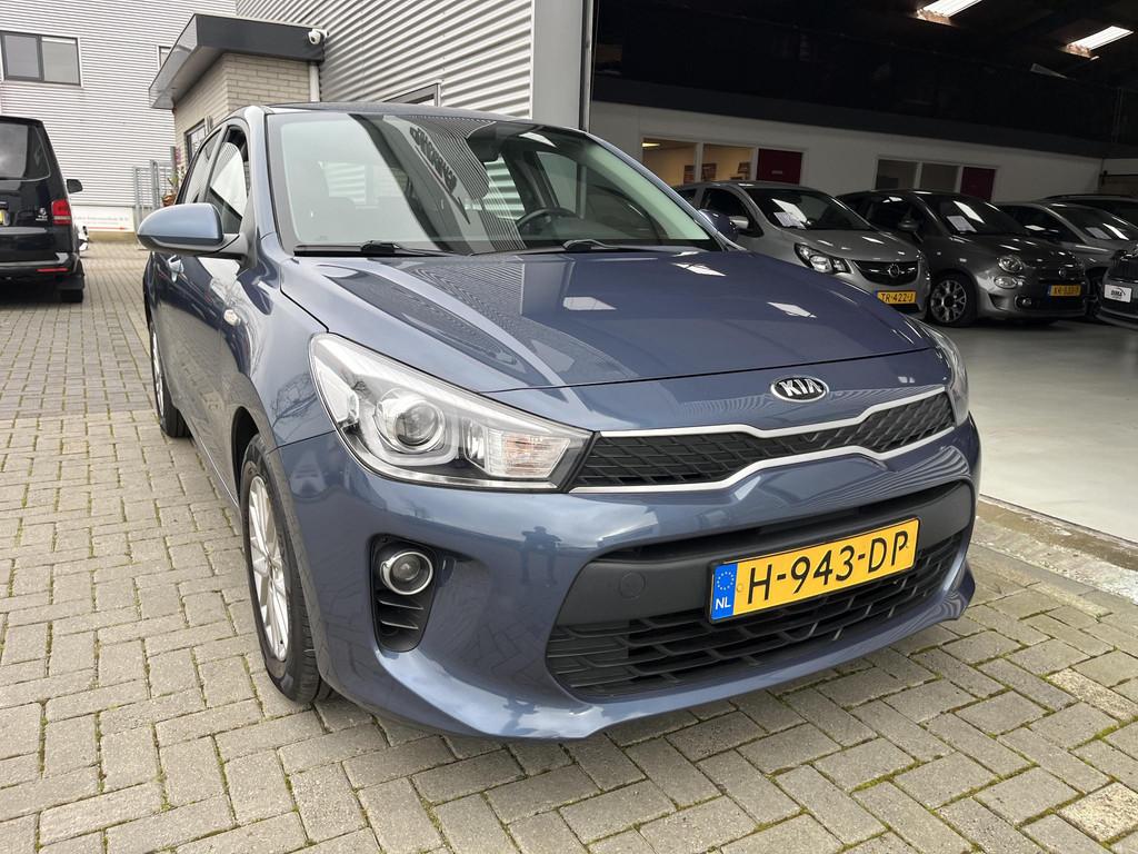 Kia Rio 1.0 TGDI DynamicLine / Car-PLAY, Auto's, Kia, Voorwielaandrijving, Gebruikt, Euro 6, Blauw