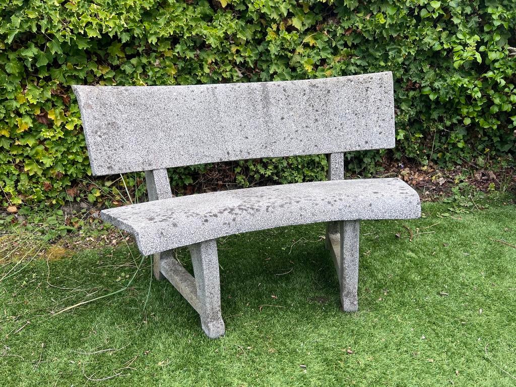 Robuuste betonnen tuinbank, Ophalen, Gebruikt, Overige materialen