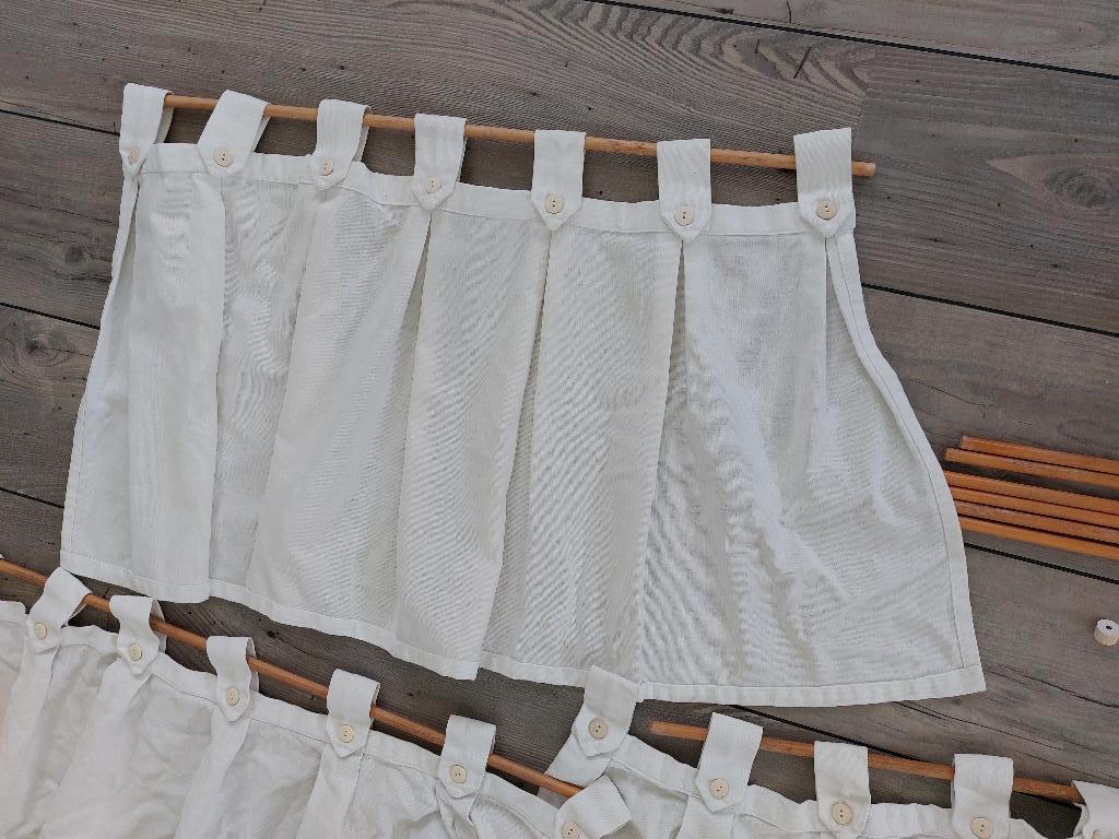 valletjes gordijnen zie omschrijving (wij versturen niet), Ophalen, Gebruikt, 50 tot 100 cm, Minder dan 100 cm