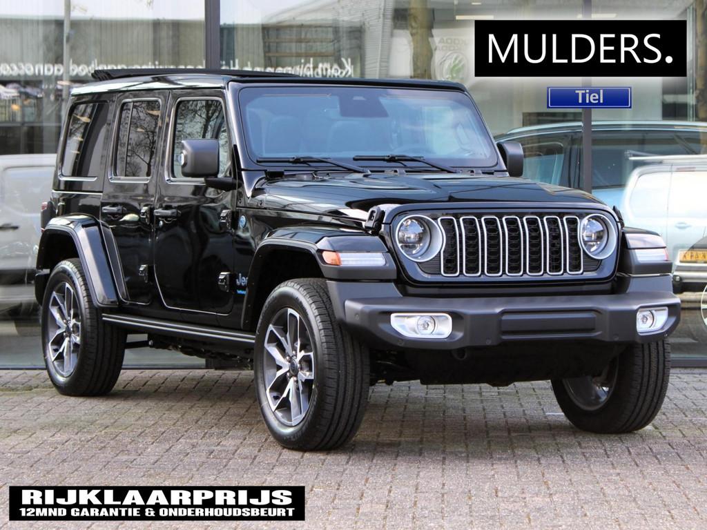 Jeep Wrangler Unlimited 4xe 380 Sahara VOORRAAD KORTING, Auto's, Jeep, Bedrijf, Te koop, Wrangler, 4x4, ABS, Achteruitrijcamera