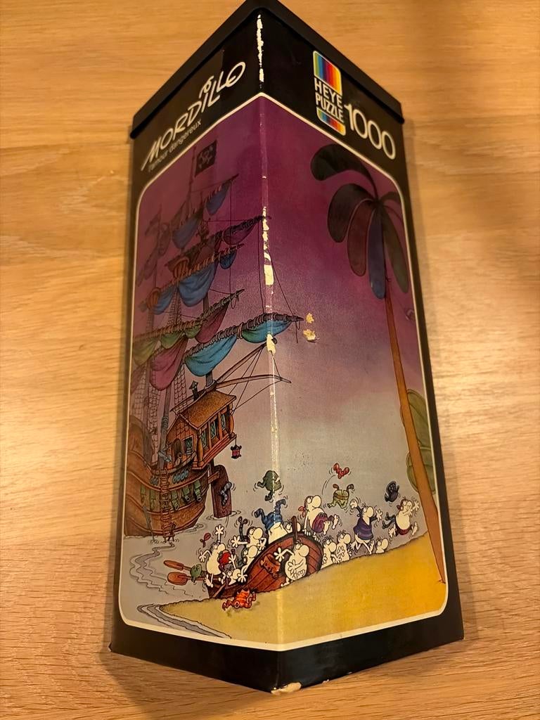 Puzzel Mordillo l’amour dangereux 1974 | compleet, Hobby en Vrije tijd, Denksport en Puzzels, Ophalen of Verzenden, 500 t/m 1500 stukjes