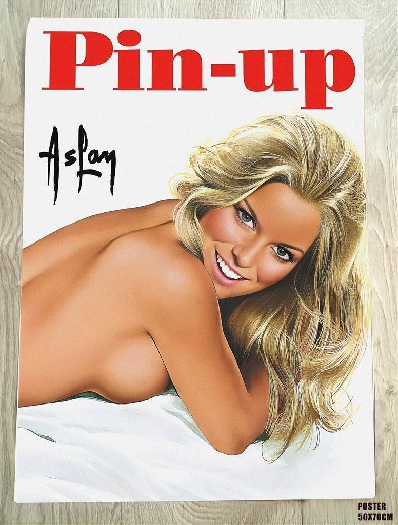 Aslan Grote Retro Sexy Pin up Poster 50*70cm, Verzamelen, Ophalen of Verzenden, Nieuw, A1 t/m A3, Film en Tv