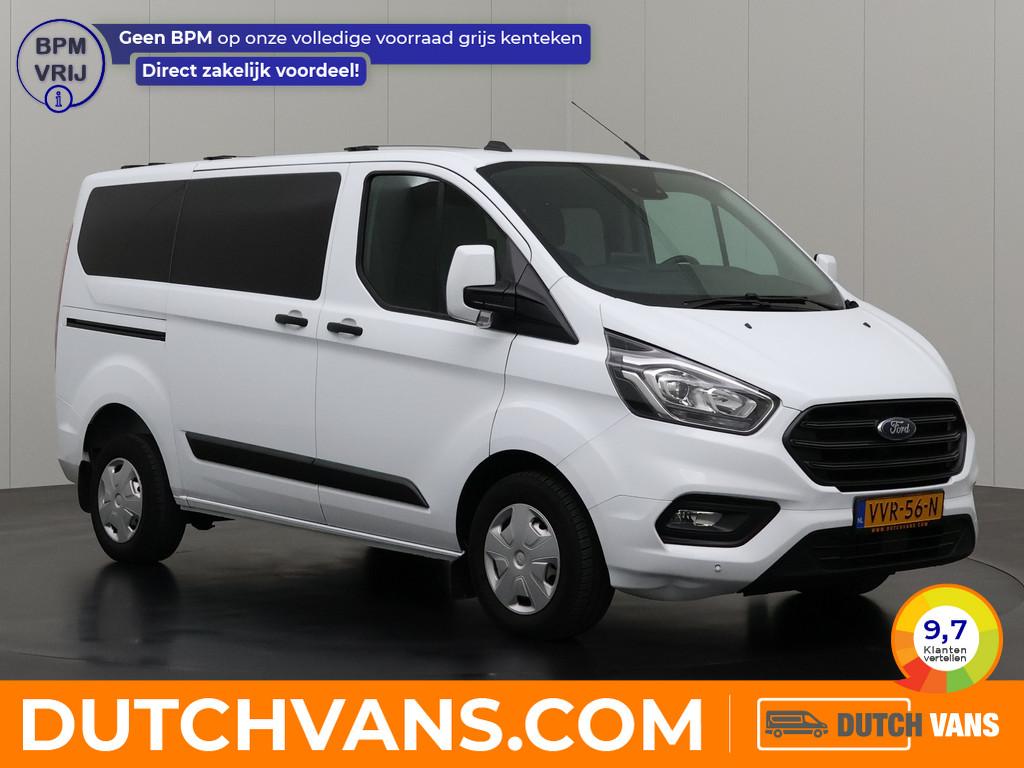 Ford Transit Custom 2.0TDCI 130PK Dubbele Cabine | Navigatie, Stof, 4 cilinders, 2500 kg, Wit