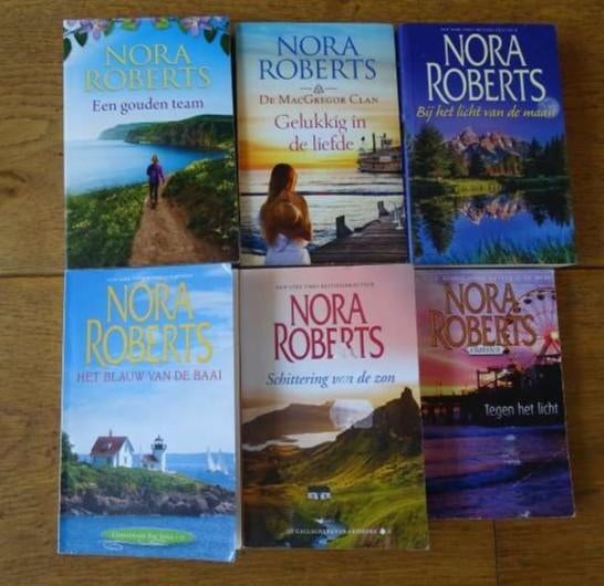 6 x Nora Roberts Harlequin boeken voor € 2,50 per stuk, Ophalen of Verzenden, Zo goed als nieuw, Nora Roberts