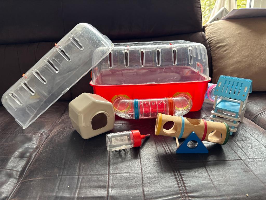 Hamsterkooi, Ophalen, Zo goed als nieuw, Verzorging