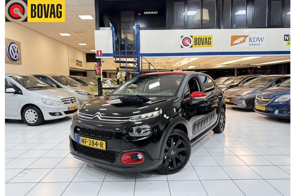 Citroën C3 1.2 PT S&S Shine Bovag Garantie (bj 2017), 1025 kg, Euro 6, 1199 cc, Zwart