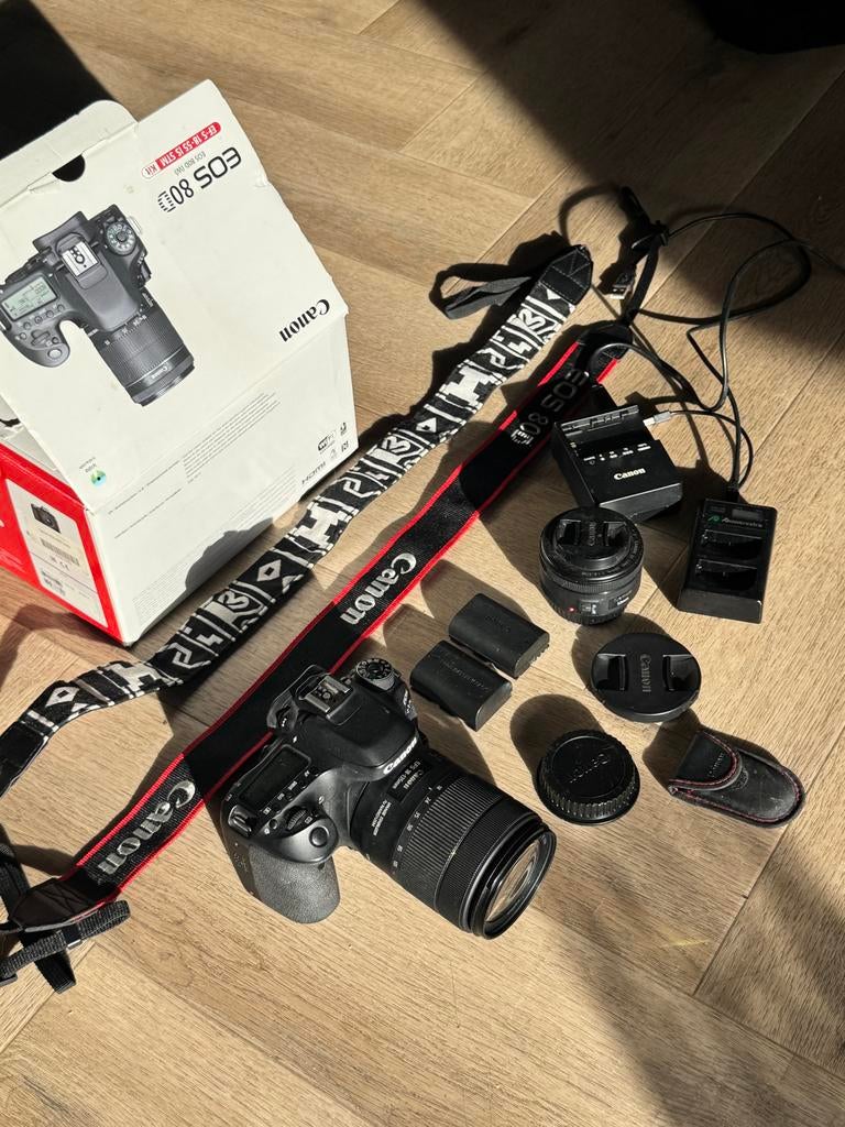 CANON EOS 80D spiegelreflexcamera, Ophalen, Gebruikt, Spiegelreflex, Canon