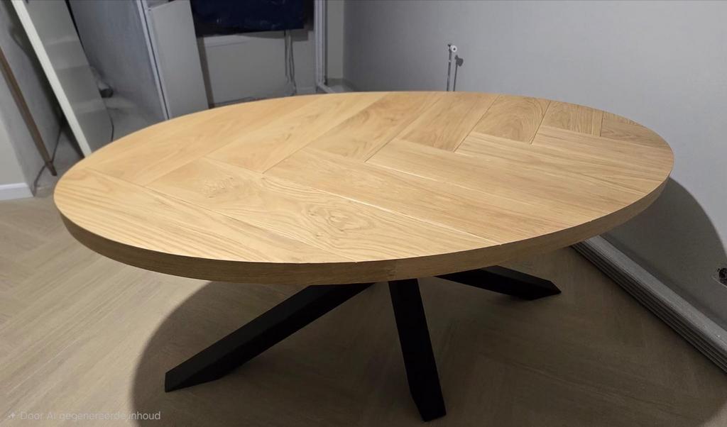 Eettafel Goossens, Ophalen, 50 tot 100 cm, Zo goed als nieuw, 150 tot 200 cm