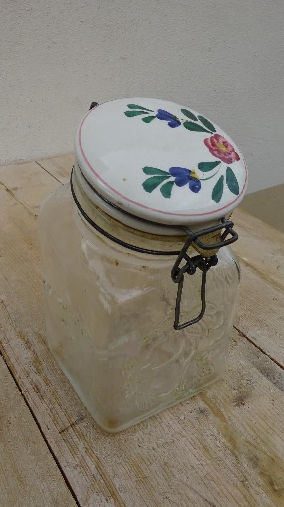 oude brocante snoeppot, Antiek en Kunst, Ophalen of Verzenden