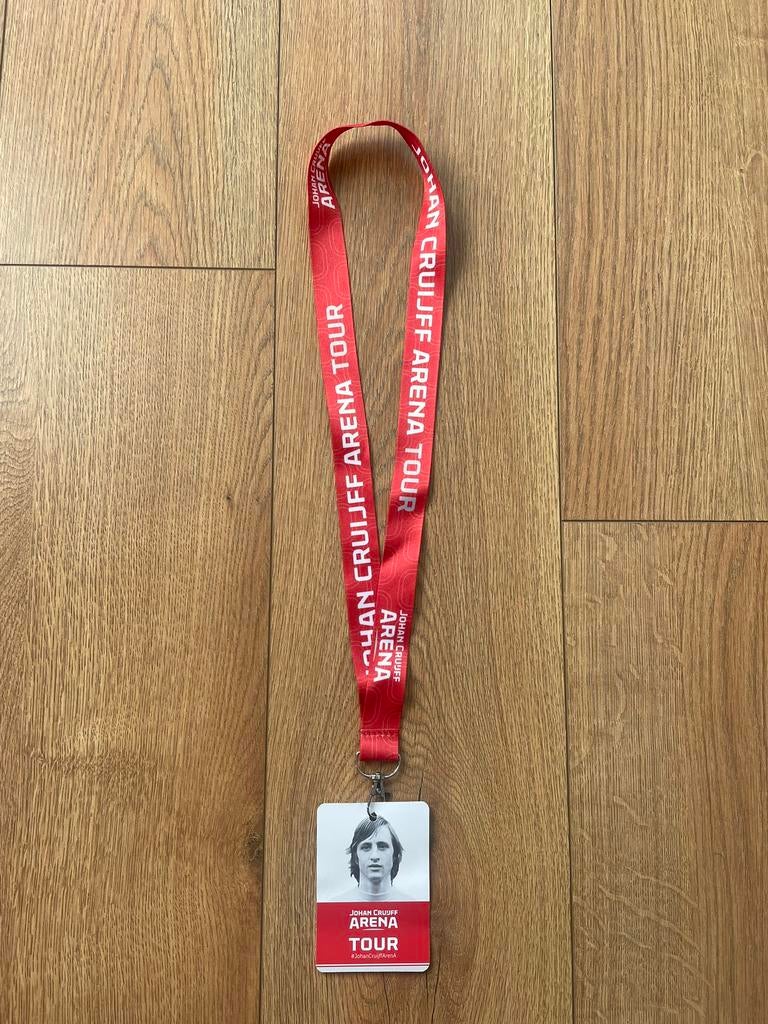 Keycord Ajax Johan Cruyff Arena Tour + korting fanshop, Ophalen of Verzenden, Zo goed als nieuw, Ajax, Overige typen