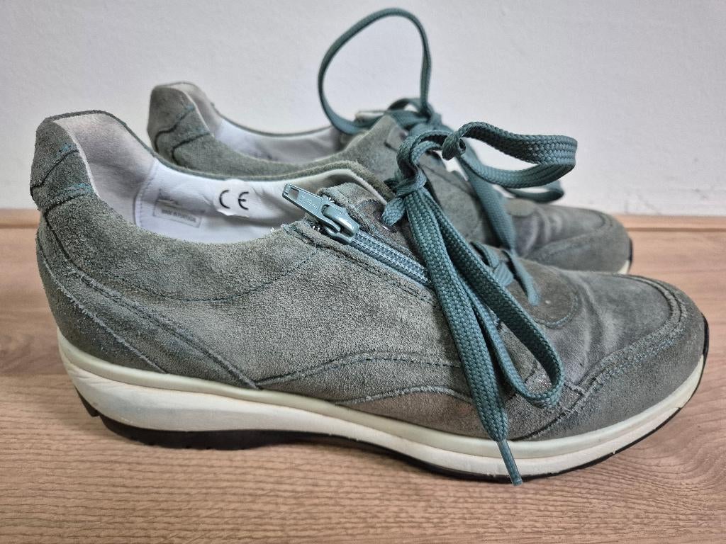Sch35 - Groene Xsensible schoenen maat 41 breedte G (1), Ophalen of Verzenden, Zo goed als nieuw, Groen, Sneakers of Gympen