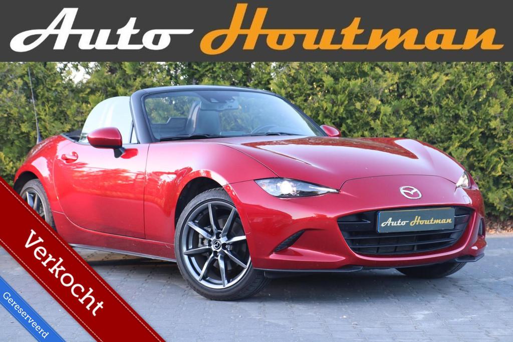 Mazda MX-5 2.0 SkyActiv-G 160 GT-M 161 PK Recaro|Leder|Camer, 1998 cc, 4 cilinders, Cabriolet, Leder