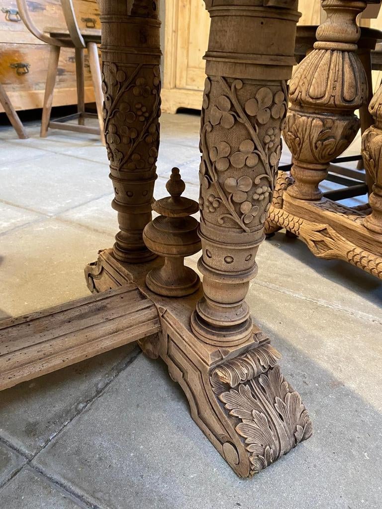 Antieke tafel eettafel sidetable 19e eeuws, Ophalen