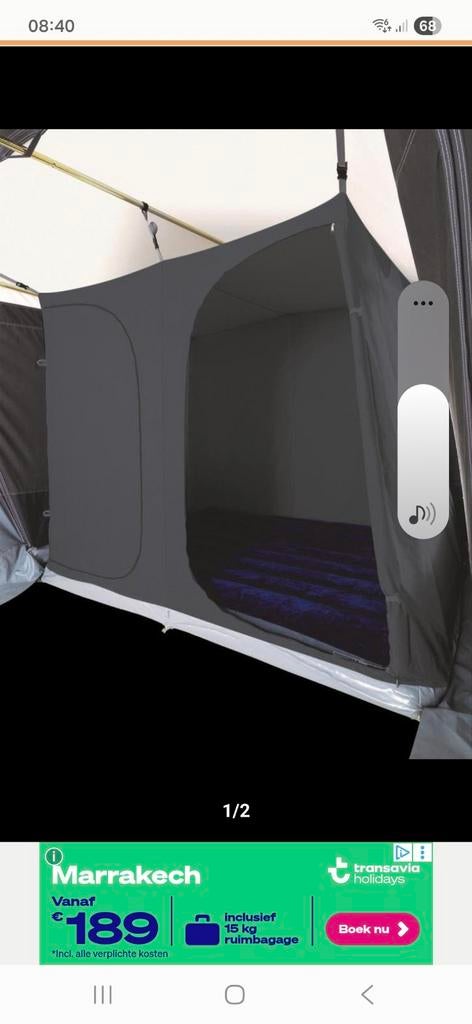 GEZOCHT dorema binnentent, Caravans en Kamperen, Tenten, Ophalen, Zo goed als nieuw, Tot en met 2