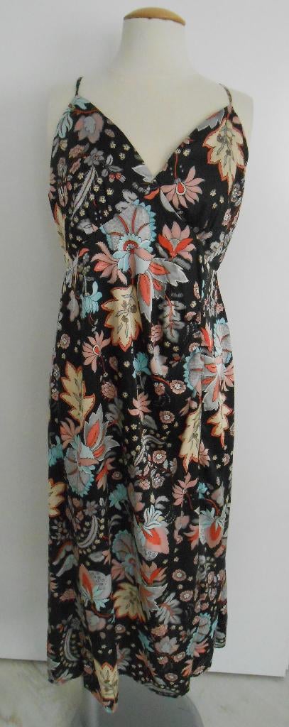 Shein gebloemde jurk zwart mt XL, Zwart, Maat 46/48 (XL) of groter, Nieuw, Ophalen of Verzenden