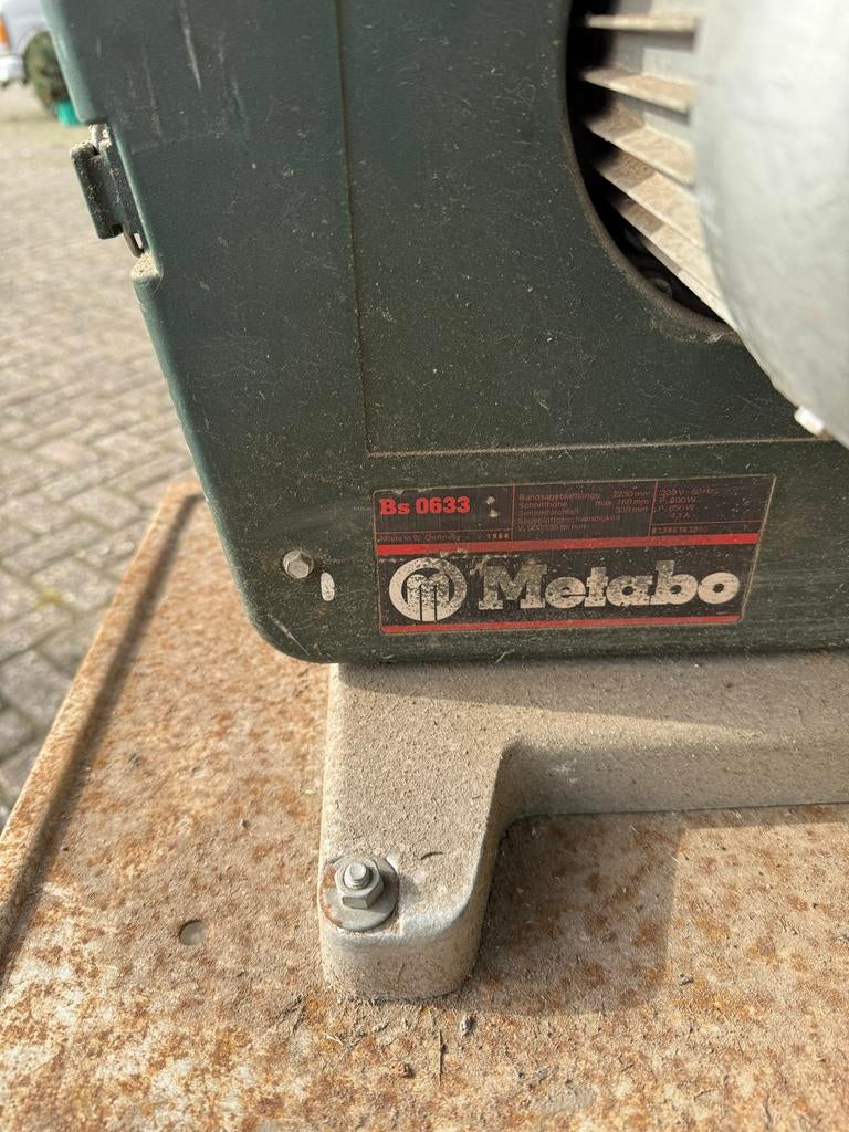 Metabo BS 0633 Lintzaag 220V met onderstel, Doe-het-zelf en Verbouw, O, O, Ophalen of Verzenden, O