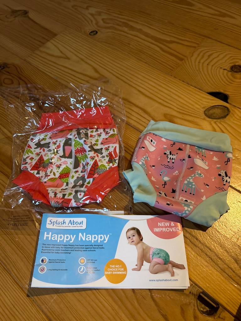 Splash About Happy Nappy Zwemluier 6-12m - Nieuw & Gebruikt, Ophalen, Nieuw, Jongetje of Meisje, Zwem-accessoire