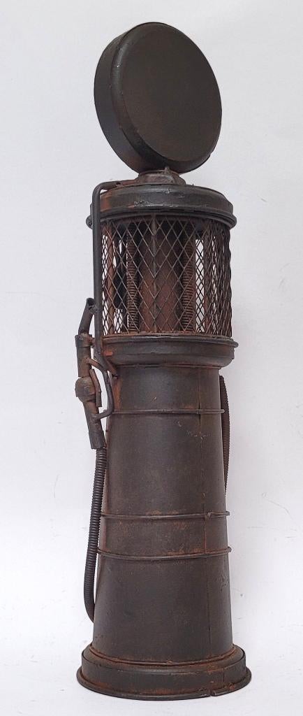 Gaspump bezinepomp old look blikken miniatuur decoratie, Tuin en Terras, Info@deconoord.nl, Deco Noord, Nieuw, Ophalen of Verzenden
