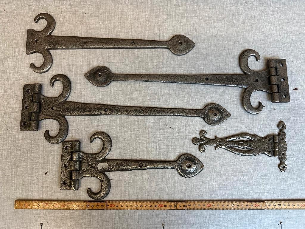 Sierbeslag scharnieren smeedijzer, Ophalen of Verzenden