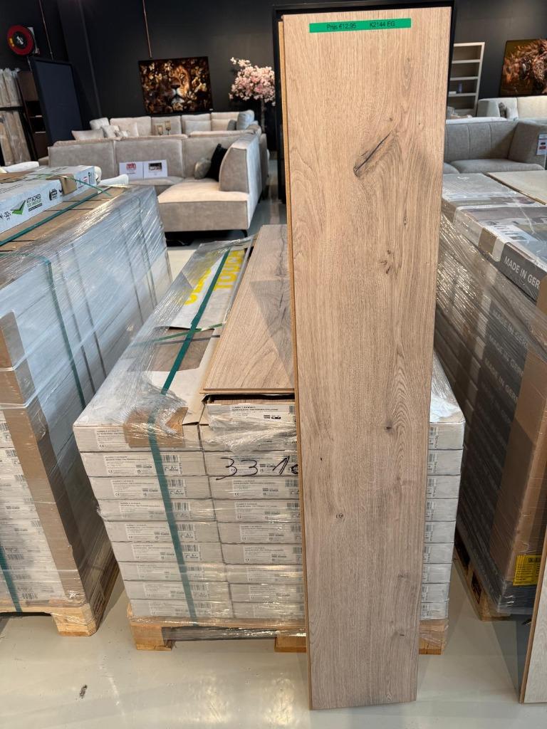 Direct ophalen | Pallet uitverkoop laminaat 8mm | Utrecht, Crème, 75 m² of meer, 4131 NH, Nieuw