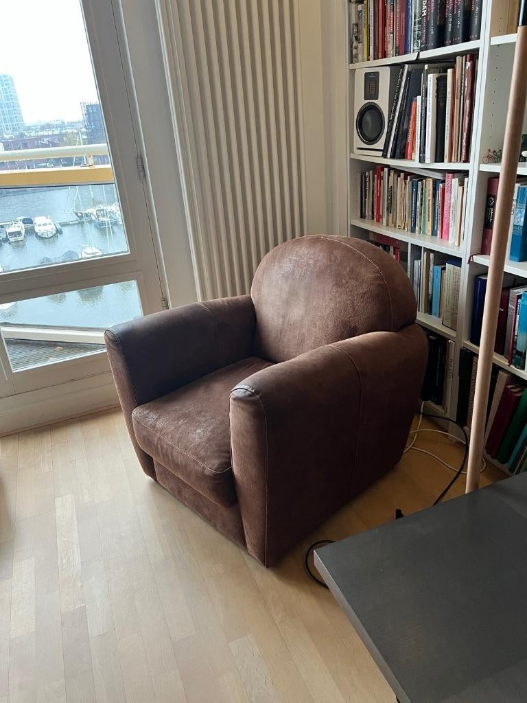Vintage fauteuil, Ophalen, Gebruikt, Buster, 75 tot 100 cm