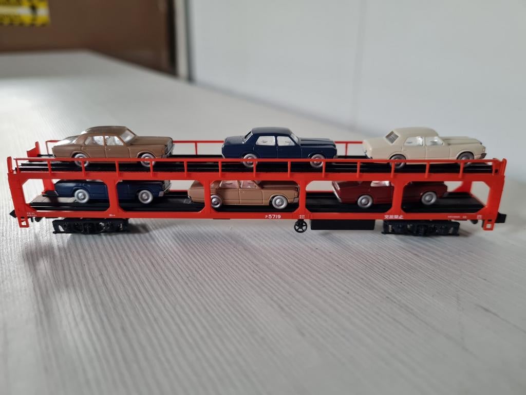 Fraaie Kato N-spoor autowagon 8018-2 (nieuw), Ophalen of Verzenden, Nieuw, Wagon