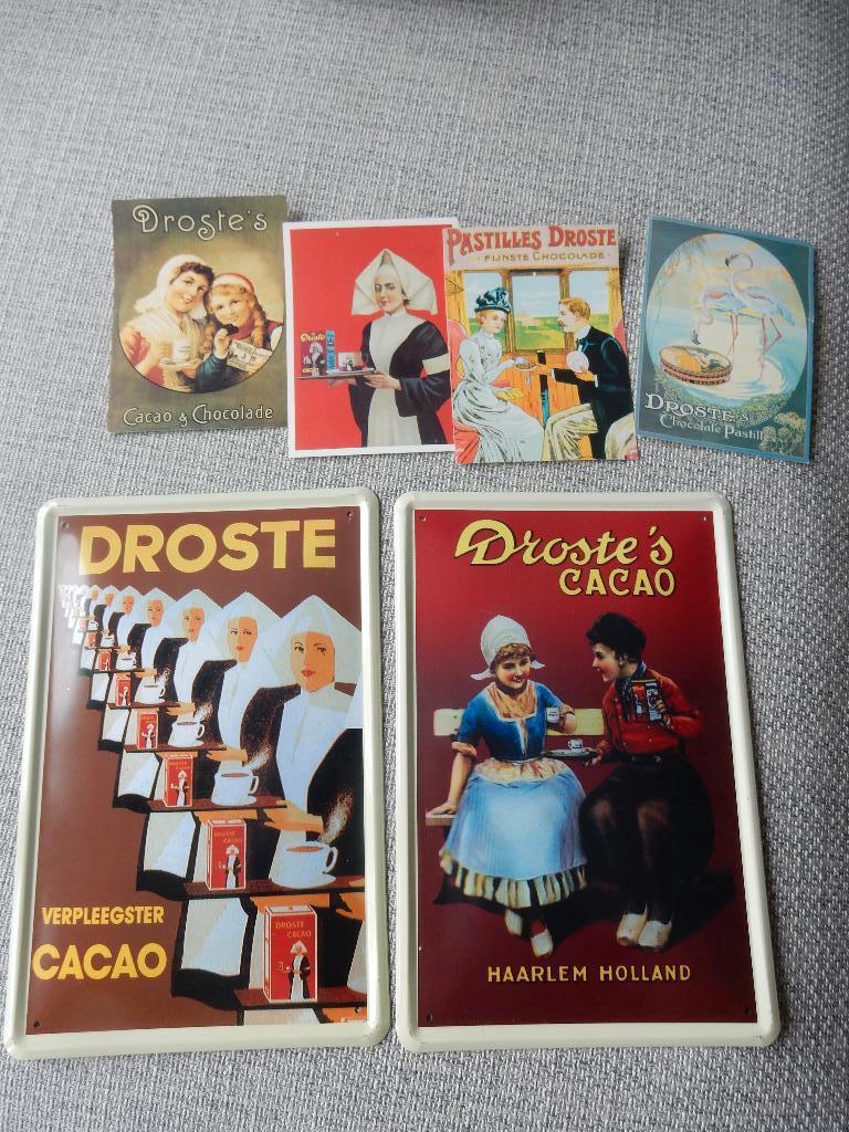 Droste cacao reclame borden, Verzamelen, Ophalen of Verzenden, Zo goed als nieuw, Reclamebord