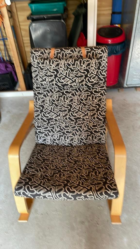 Ikea schommelstoel, Ophalen, Zo goed als nieuw, Wit, Eén