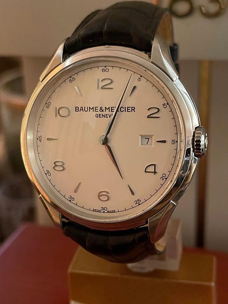 Baume Mercier Clifton 45mm heren horloge absolute nieuwstaat, Overige merken, Staal, Polshorloge, Ophalen of Verzenden