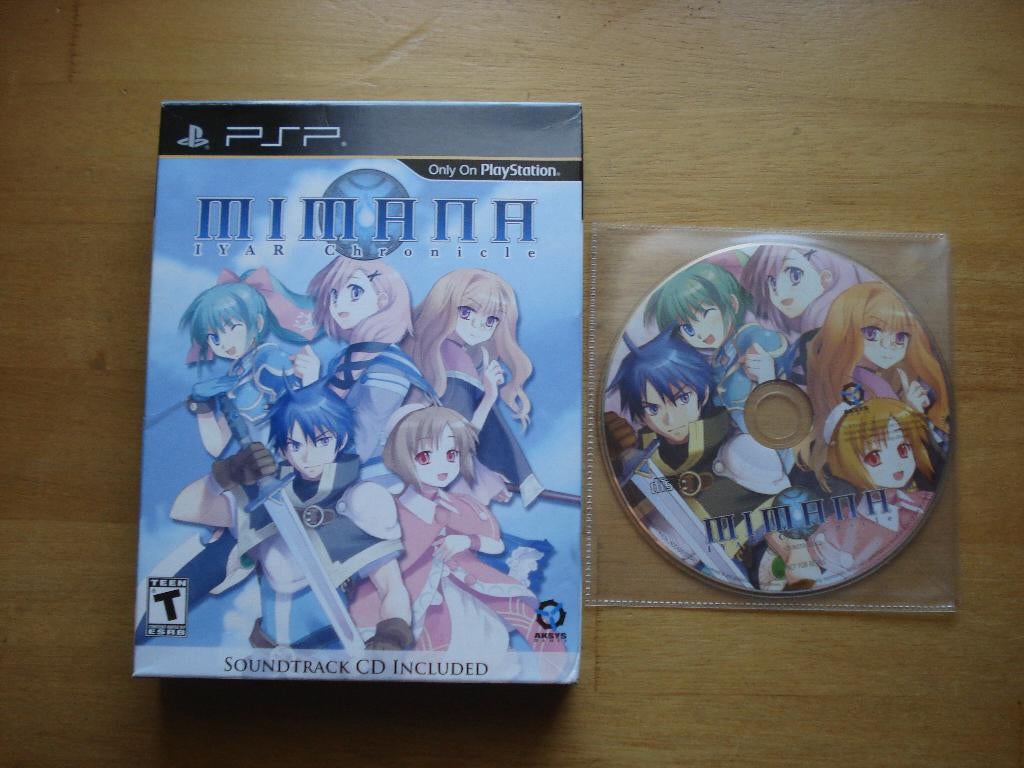 Mimana Iyar Chronicles limited edition psp Geen game, 1 speler, Racen en Vliegen, Ophalen of Verzenden, Zo goed als nieuw