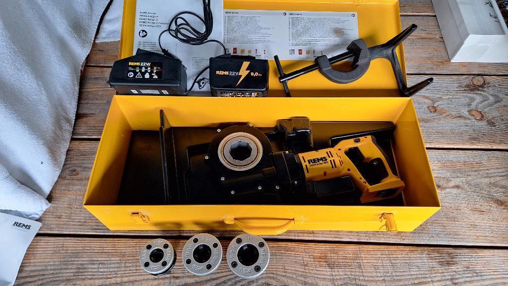 Rems Akku-Amigo 22v Set krachtige draadsnijmachine. NIEUW!, Auto diversen, Autogereedschap, Nieuw, Ophalen of Verzenden