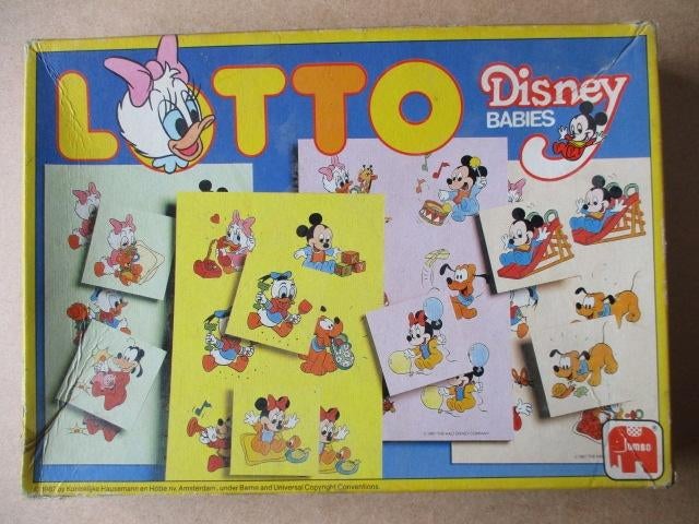 adv10230 disney lotto, Verzamelen, Disney, Ophalen, Overige figuren, Gebruikt, Overige typen