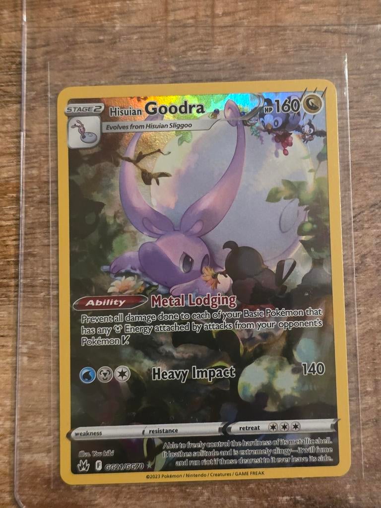 Hisuian Goodra gg21/gg70, Verzenden, Nieuw, Losse kaart, Foil