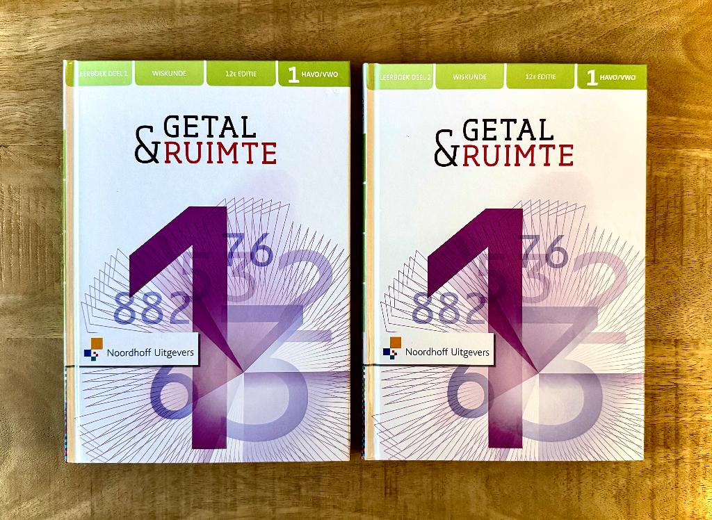 Getal & Ruimte 1 HAVO/VWO Deel 1 & 2. Wiskunde 12e editie., Boeken, Schoolboeken, Ophalen, VWO, Nieuw, Wiskunde B