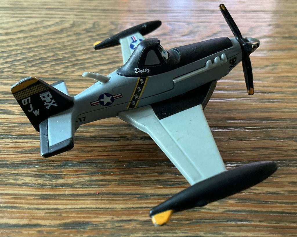 Metalen Planes Vliegtuig Dusty  7 cm, Ophalen of Verzenden, Zo goed als nieuw