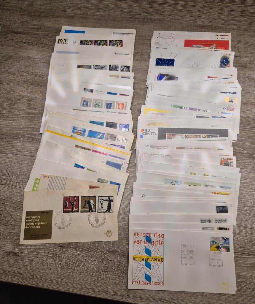 Diverse fdc van nederland, Ophalen of Verzenden, Envelop