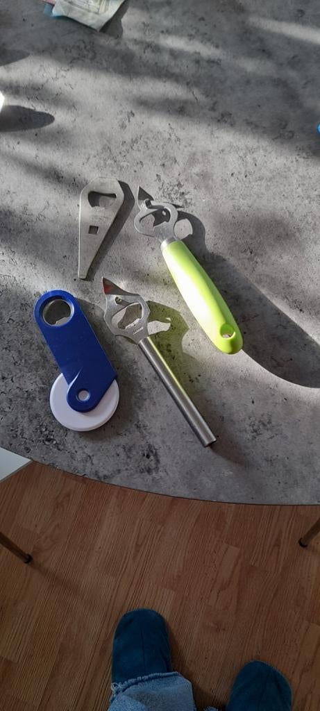 4 Flessenopeners - Diverse modellen, Ophalen, Gebruikt