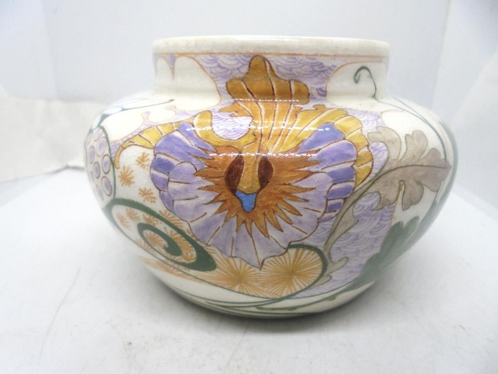 gouda plateel art deco jugendstil, Antiek en Kunst, Antiek | Keramiek en Aardewerk, Ophalen of Verzenden