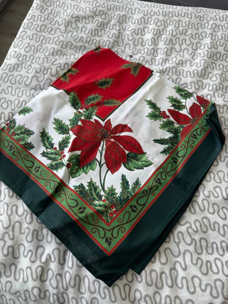 Nieuw kerst tafelkleed met mooie print, Ophalen of Verzenden, Nieuw