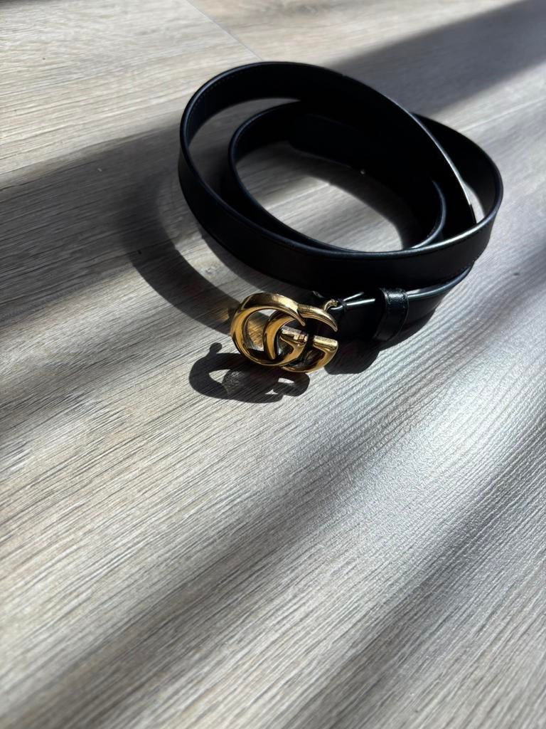 Gucci riem orgineel!, Kleding | Dames, Riemen en Ceinturen, Ophalen of Verzenden, Zo goed als nieuw, Zwart, 80 tot 90 cm