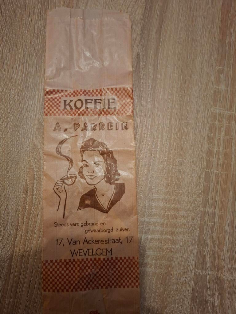 Vintage koffie zak, Verzamelen, Ophalen of Verzenden, Nieuw, Verpakking