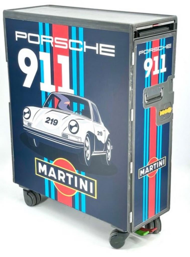Porsche 911 Martini Full size vliegtuig Trolley, Ophalen, Nieuw, Overige typen