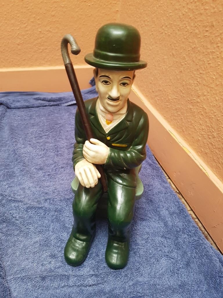 Prachtig, puntgaaf beeldje van Charlie Chaplin, voor €25,-, Verzamelen, Ophalen of Verzenden, Nieuw, Mens