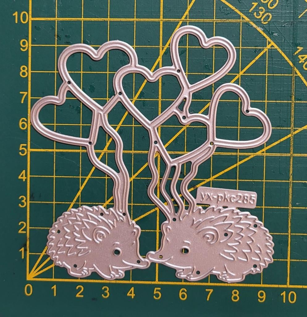 Snijmal egeltje  hartjes, Ophalen of Verzenden, Nieuw, Overige thema's, Pons of Mal