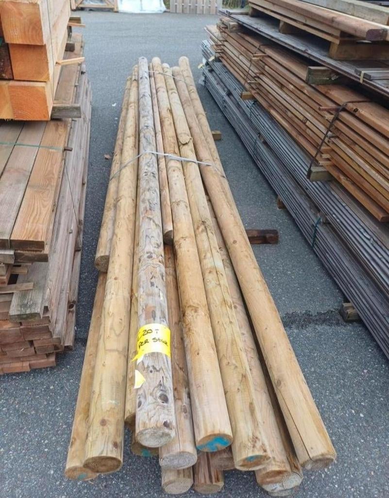 Ronde geïmpregneerde palen, Tuin en Terras, Ophalen of Verzenden