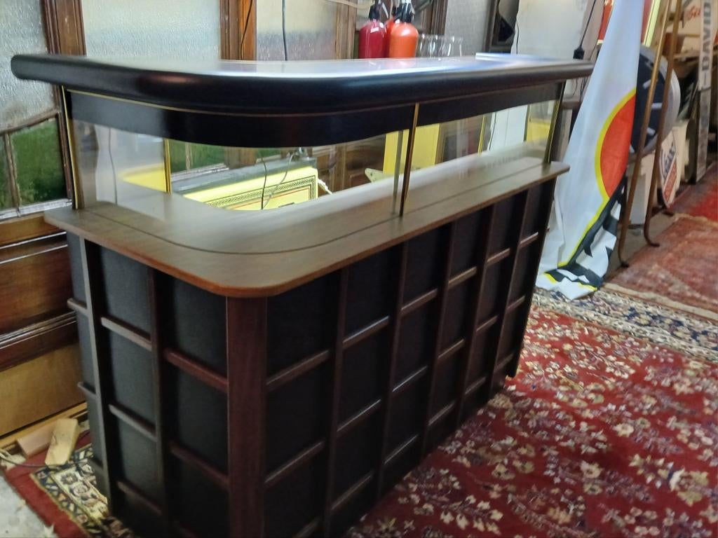 Vintage bar met verlichting., Ophalen, Gebruikt, Salvaged by max, Havenweg 6