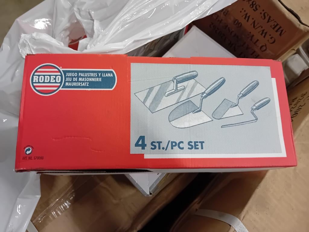 Troffelset 4-delig - Rodeo, Ophalen of Verzenden