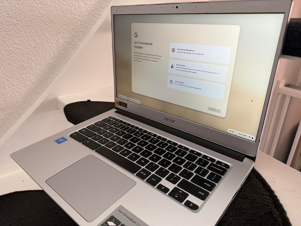 Acer Chromebook 514 (Metalen behuizing), Computers en Software, Chromebooks, 14 inch, Qwerty, Touchscreen, Ophalen of Verzenden