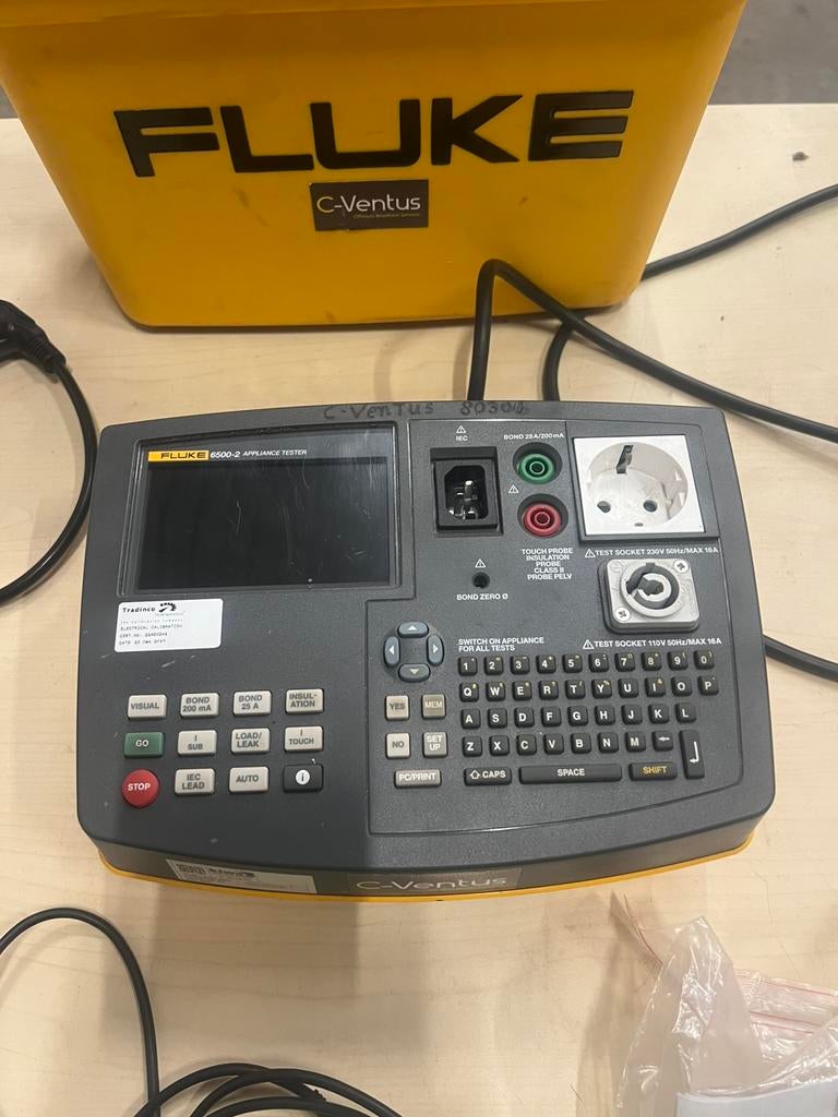 Fluke 6500-2 NEN3140 tester, Doe-het-zelf en Verbouw, Meetapparatuur, Gebruikt, Ophalen of Verzenden