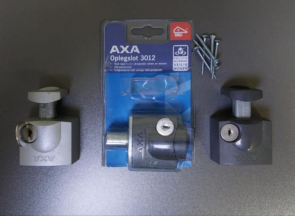 3x AXA oplegslot 3012 - Nieuw, Ophalen of Verzenden, Gebruikt